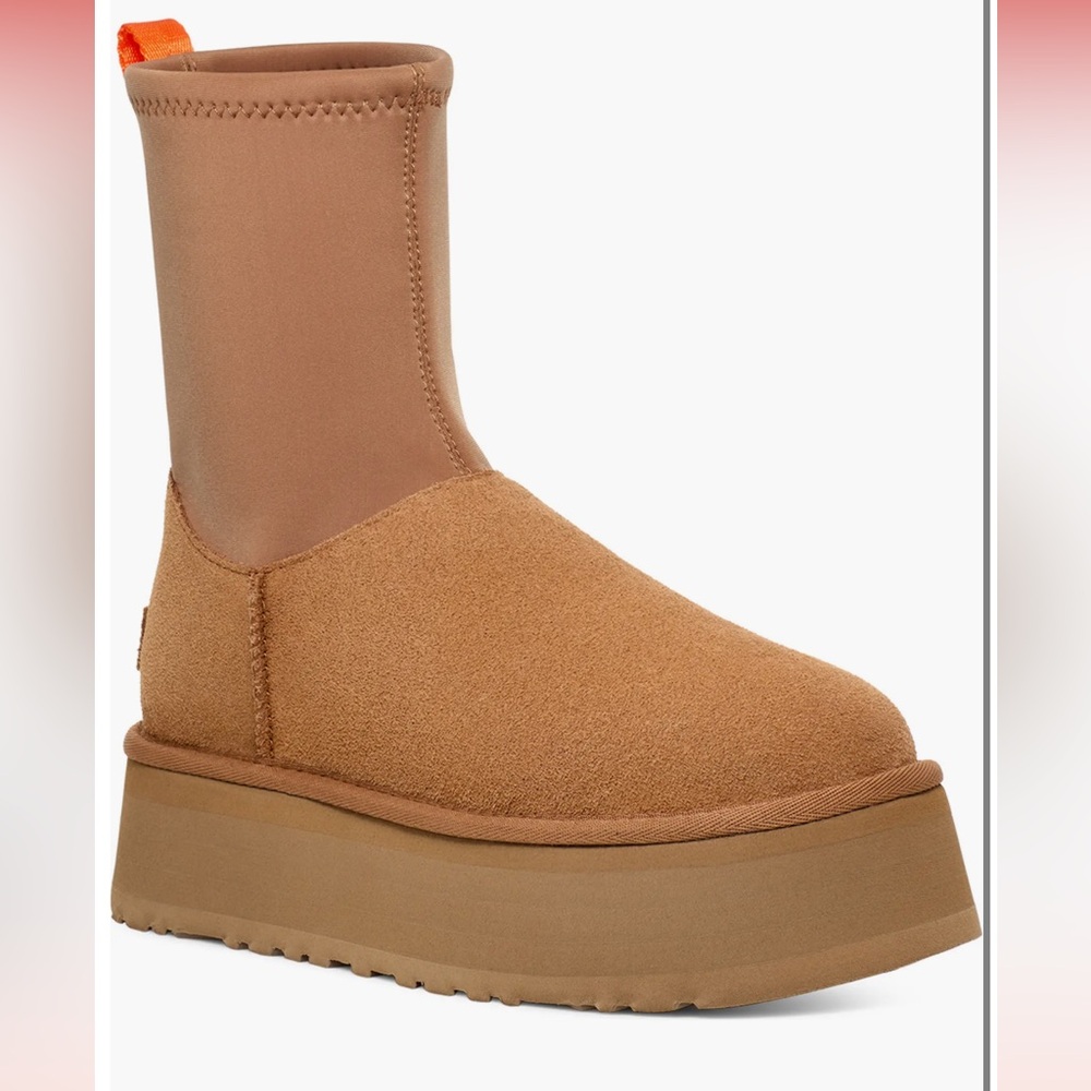 Brand new in box UGG Classic Dipper Platform Boots
(Women) CHESTNUT Size 10 M